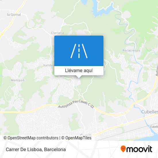 Mapa Carrer De Lisboa