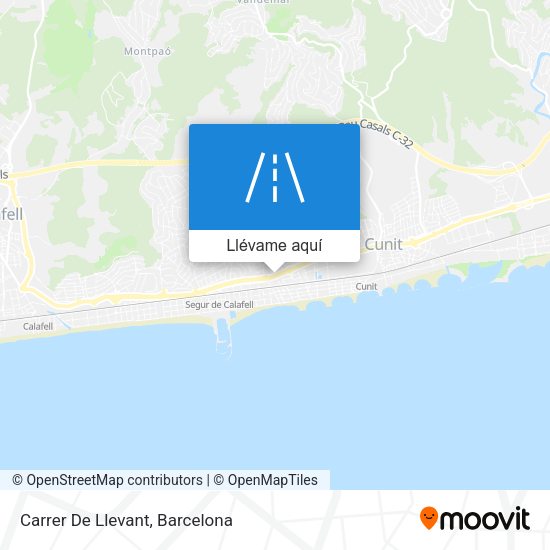 Mapa Carrer De Llevant