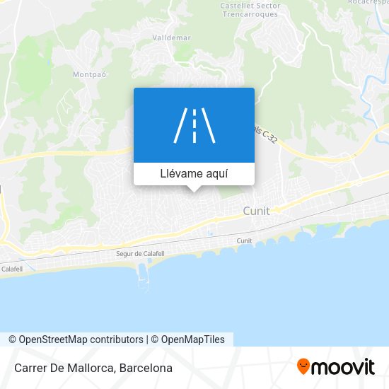 Mapa Carrer De Mallorca