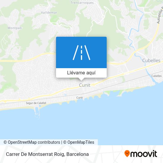 Mapa Carrer De Montserrat Roig