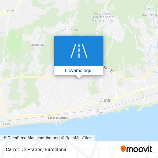 Mapa Carrer De Prades