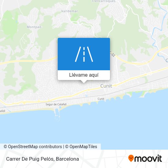 Mapa Carrer De Puig Pelós