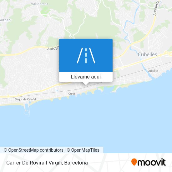 Mapa Carrer De Rovira I Virgili