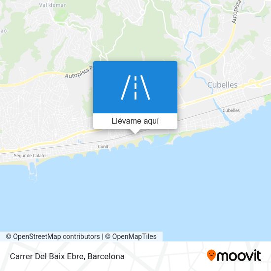 Mapa Carrer Del Baix Ebre
