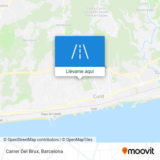 Mapa Carrer Del Brux