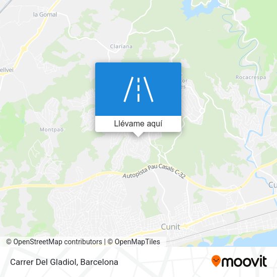 Mapa Carrer Del Gladiol