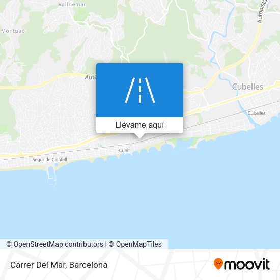 Mapa Carrer Del Mar