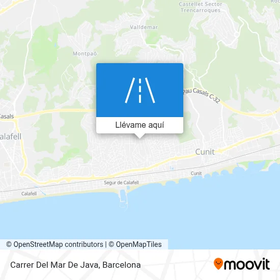 Mapa Carrer Del Mar De Java