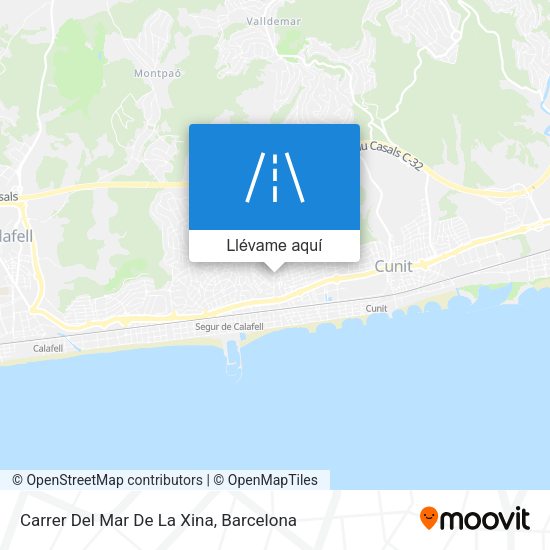 Mapa Carrer Del Mar De La Xina