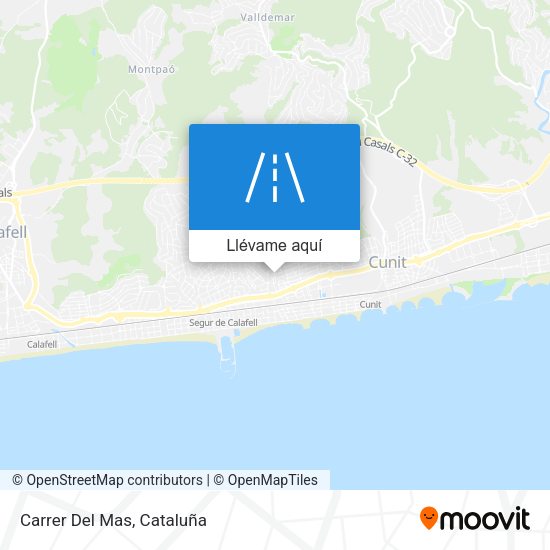 Mapa Carrer Del Mas