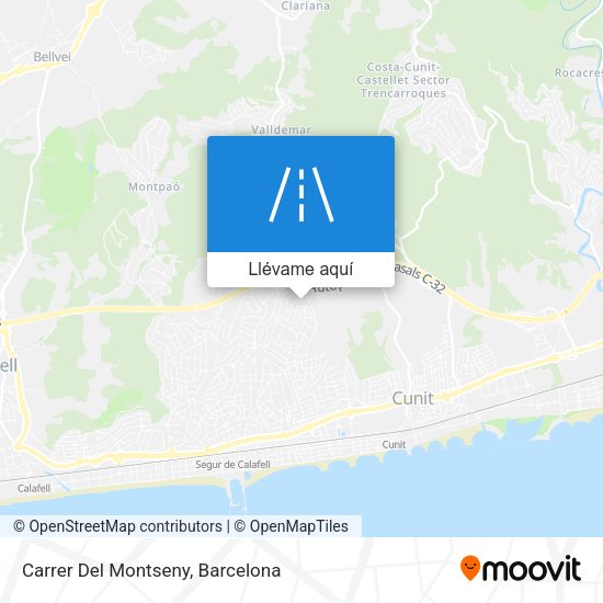 Mapa Carrer Del Montseny