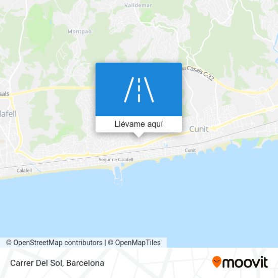 Mapa Carrer Del Sol