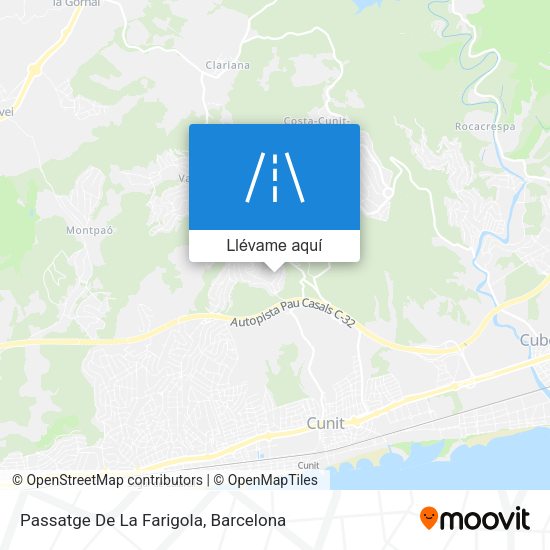 Mapa Passatge De La Farigola