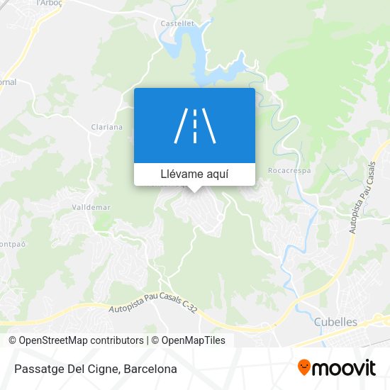 Mapa Passatge Del Cigne