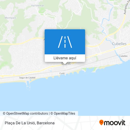 Mapa Plaça De La Unió