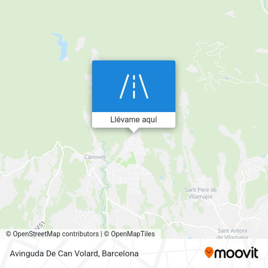 Mapa Avinguda De Can Volard