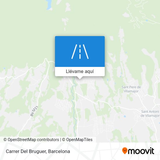 Mapa Carrer Del Bruguer