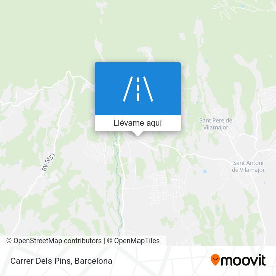 Mapa Carrer Dels Pins