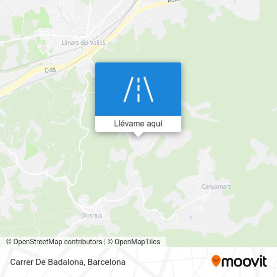 Mapa Carrer De Badalona