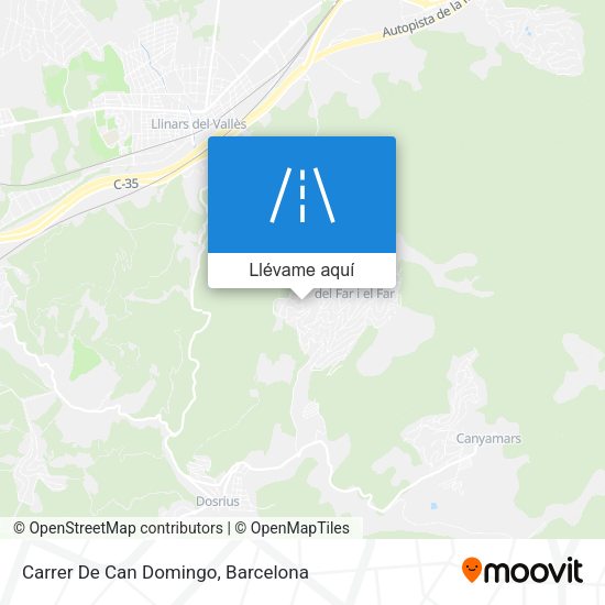 Mapa Carrer De Can Domingo