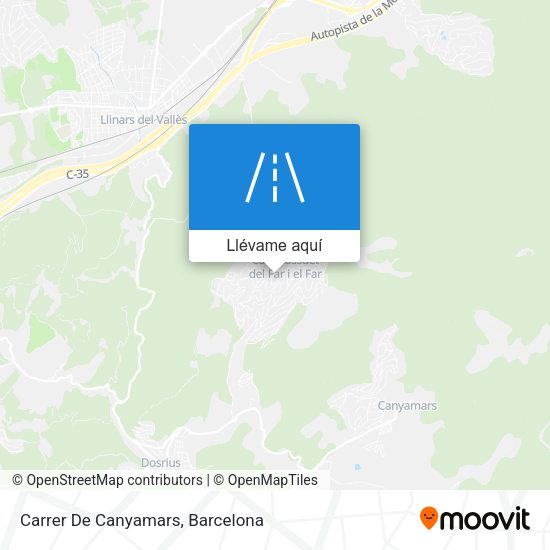 Mapa Carrer De Canyamars