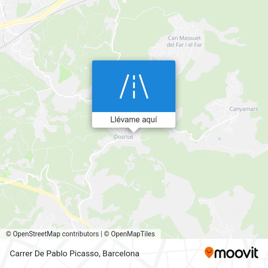 Mapa Carrer De Pablo Picasso