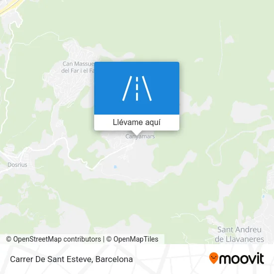 Mapa Carrer De Sant Esteve