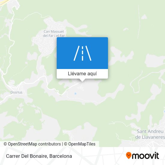 Mapa Carrer Del Bonaire