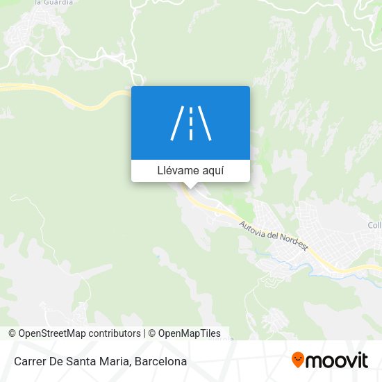 Mapa Carrer De Santa Maria