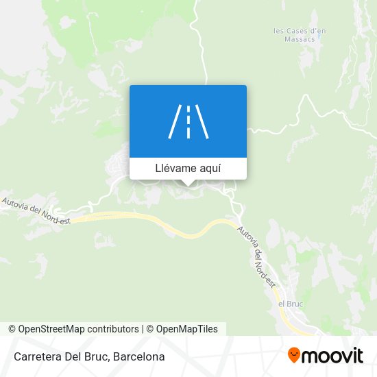 Mapa Carretera Del Bruc