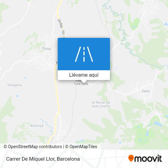 Mapa Carrer De Miquel Llor