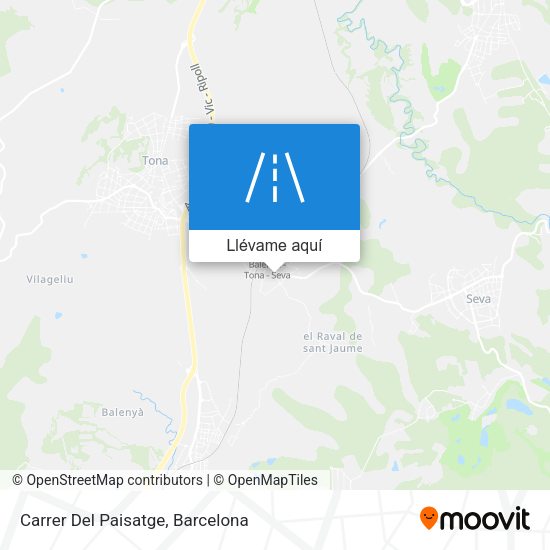 Mapa Carrer Del Paisatge