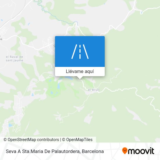 Mapa Seva A Sta.Maria De Palautordera