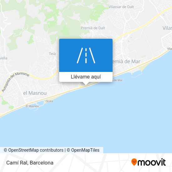 Mapa Camí Ral