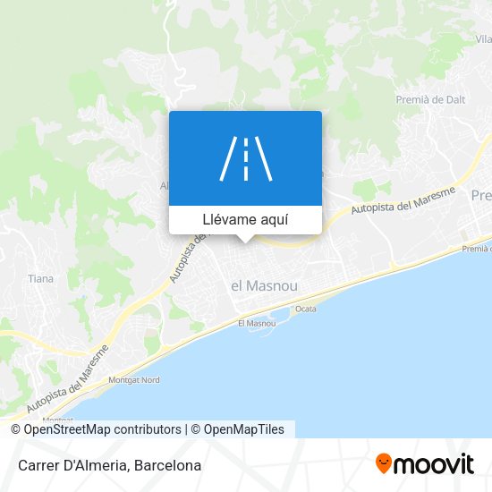 Mapa Carrer D'Almeria