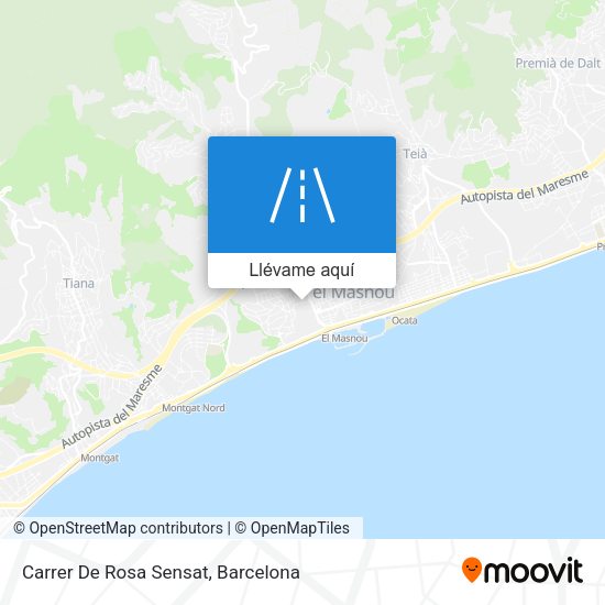 Mapa Carrer De Rosa Sensat