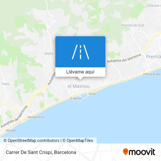 Mapa Carrer De Sant Crispí