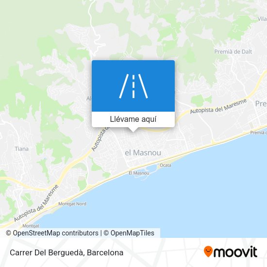 Mapa Carrer Del Berguedà