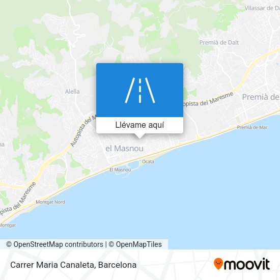 Mapa Carrer Maria Canaleta