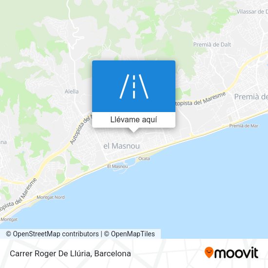 Mapa Carrer Roger De Llúria