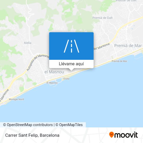 Mapa Carrer Sant Felip