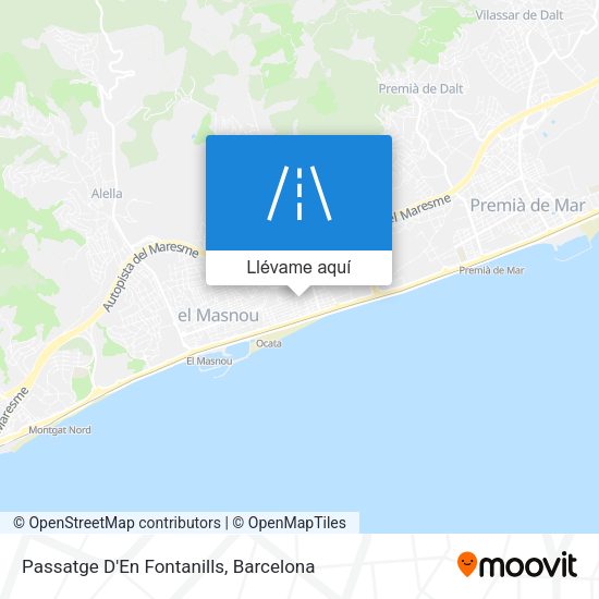 Mapa Passatge D'En Fontanills