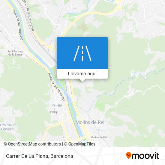 Mapa Carrer De La Plana