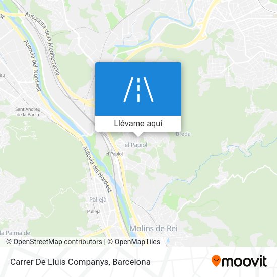 Mapa Carrer De Lluis Companys