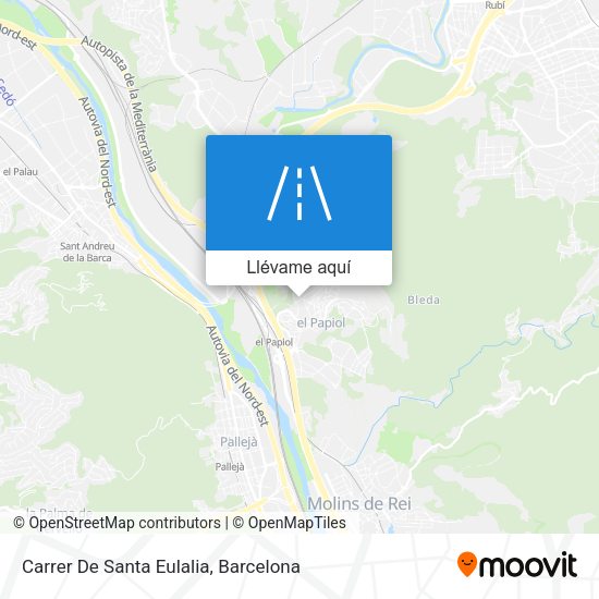 Mapa Carrer De Santa Eulalia