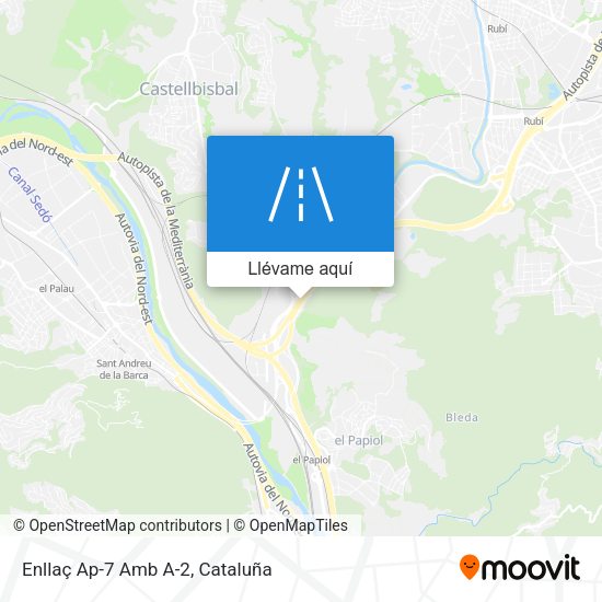 Mapa Enllaç Ap-7 Amb A-2