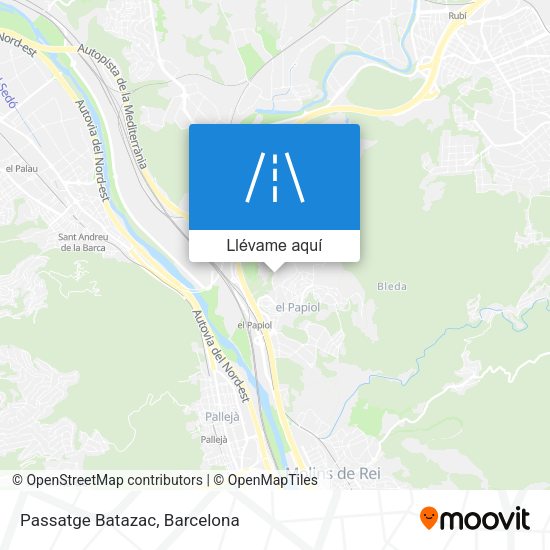 Mapa Passatge Batazac
