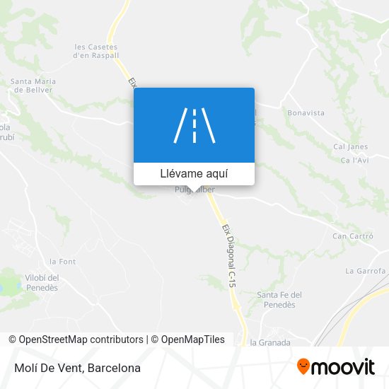 Mapa Molí De Vent