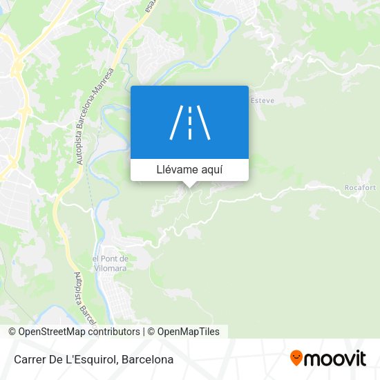 Mapa Carrer De L'Esquirol