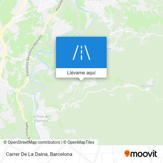 Mapa Carrer De La Daina